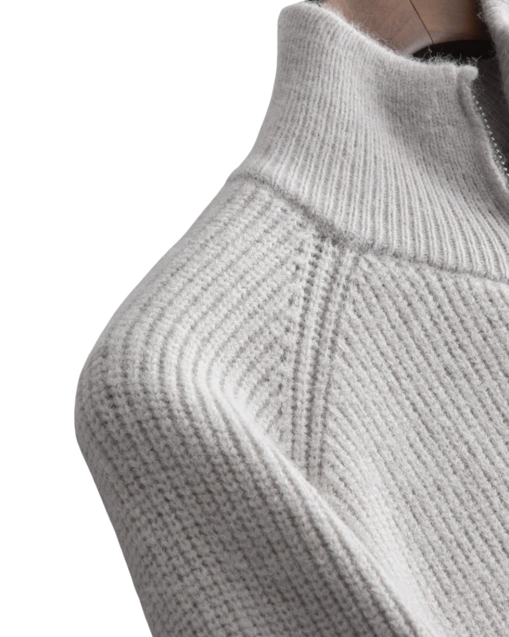 Merino-villapaita vetoketjulla Four Seasons