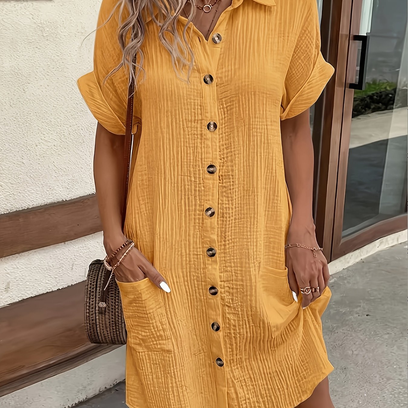 Karla™ | Elegant skjortekjole