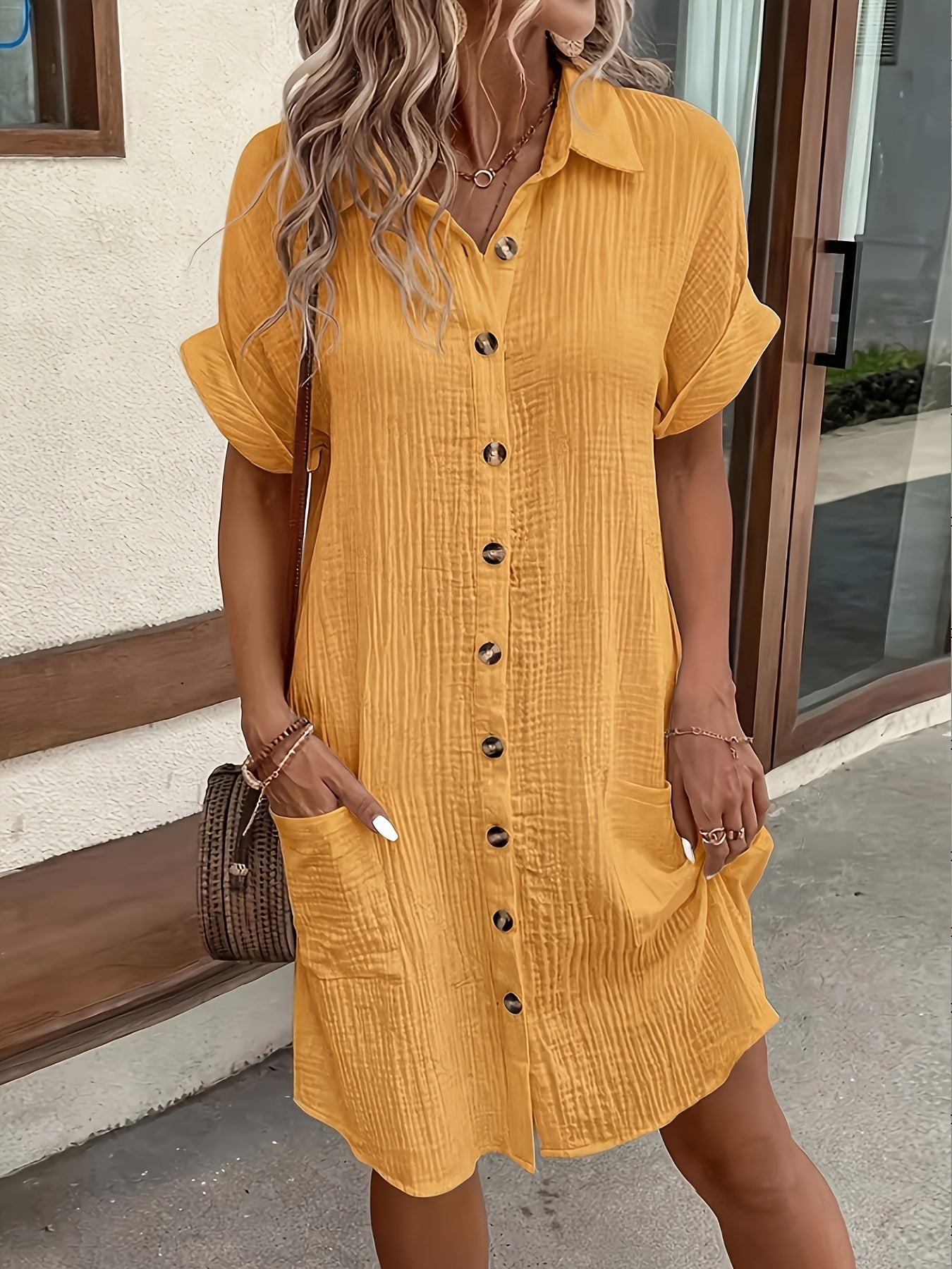 Karla™ | Elegant skjortekjole