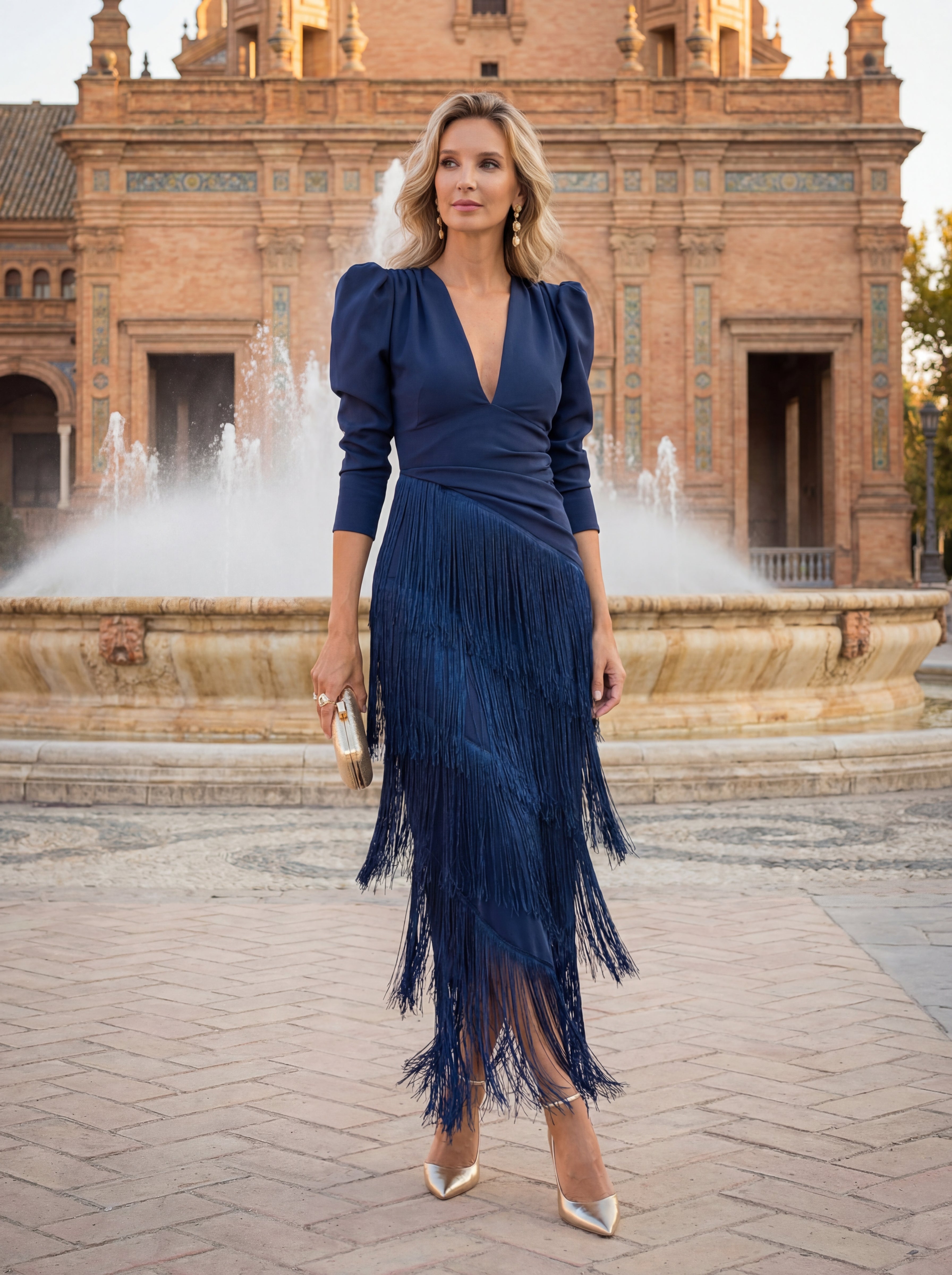 Elegantti Helma Frangeilla - Maison Claire ja Sylvie