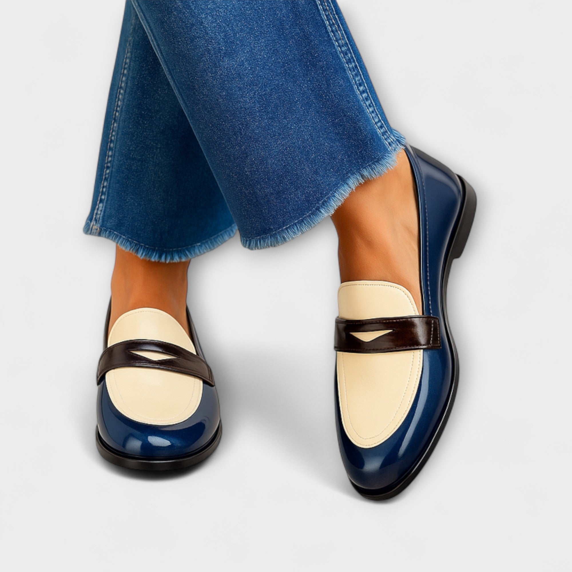 Claudia - Kaksiväriset loaferit