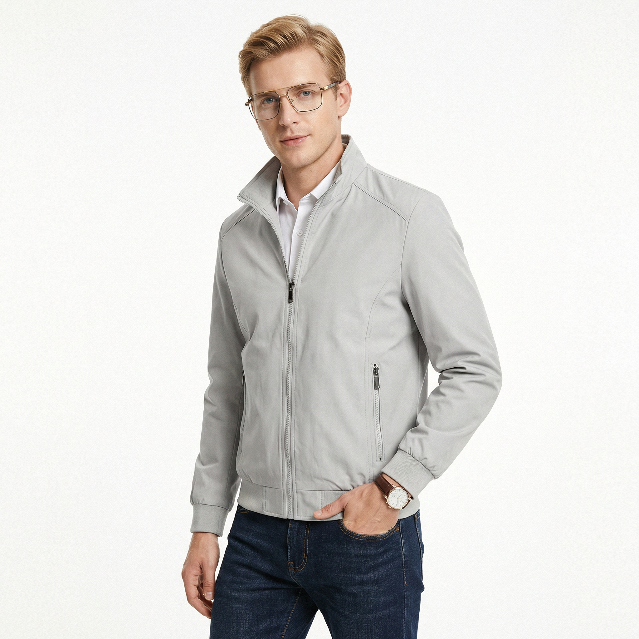Henry | Miesten pomppuhihainen bomber-takki