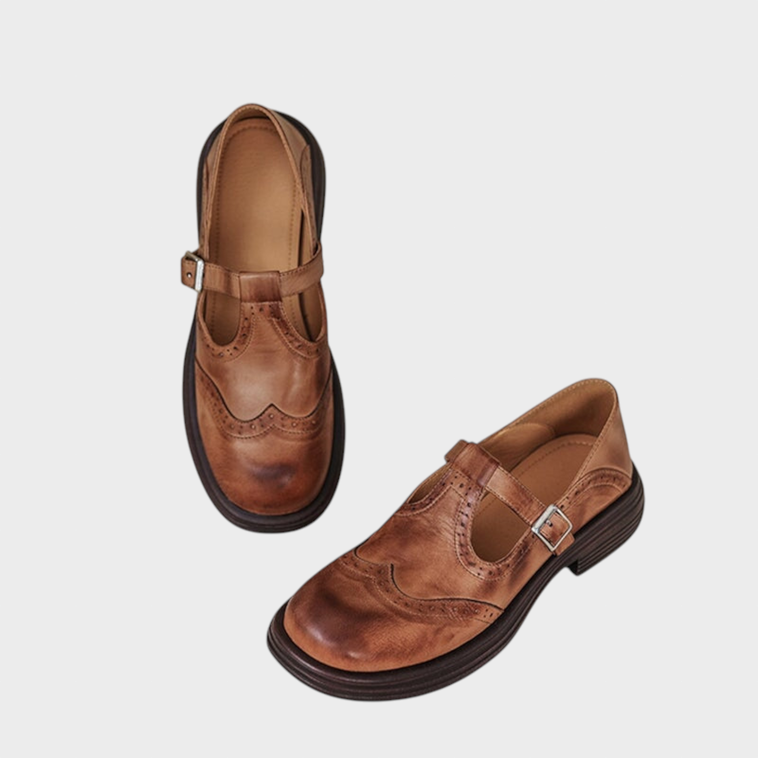 CAPITULINO | Elegantit nahkaiset Mary Jane - Kengät