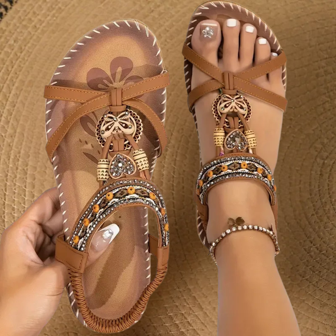 Flora | Sandalettyyli Ibiza, yhdistäen mukavuuden ja eleganssin