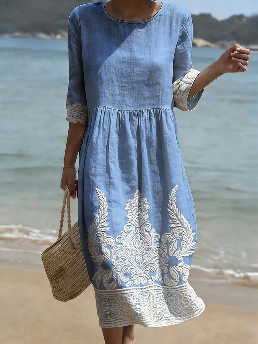Tiffany | Kasvi- ja kukkakuosiset mekko