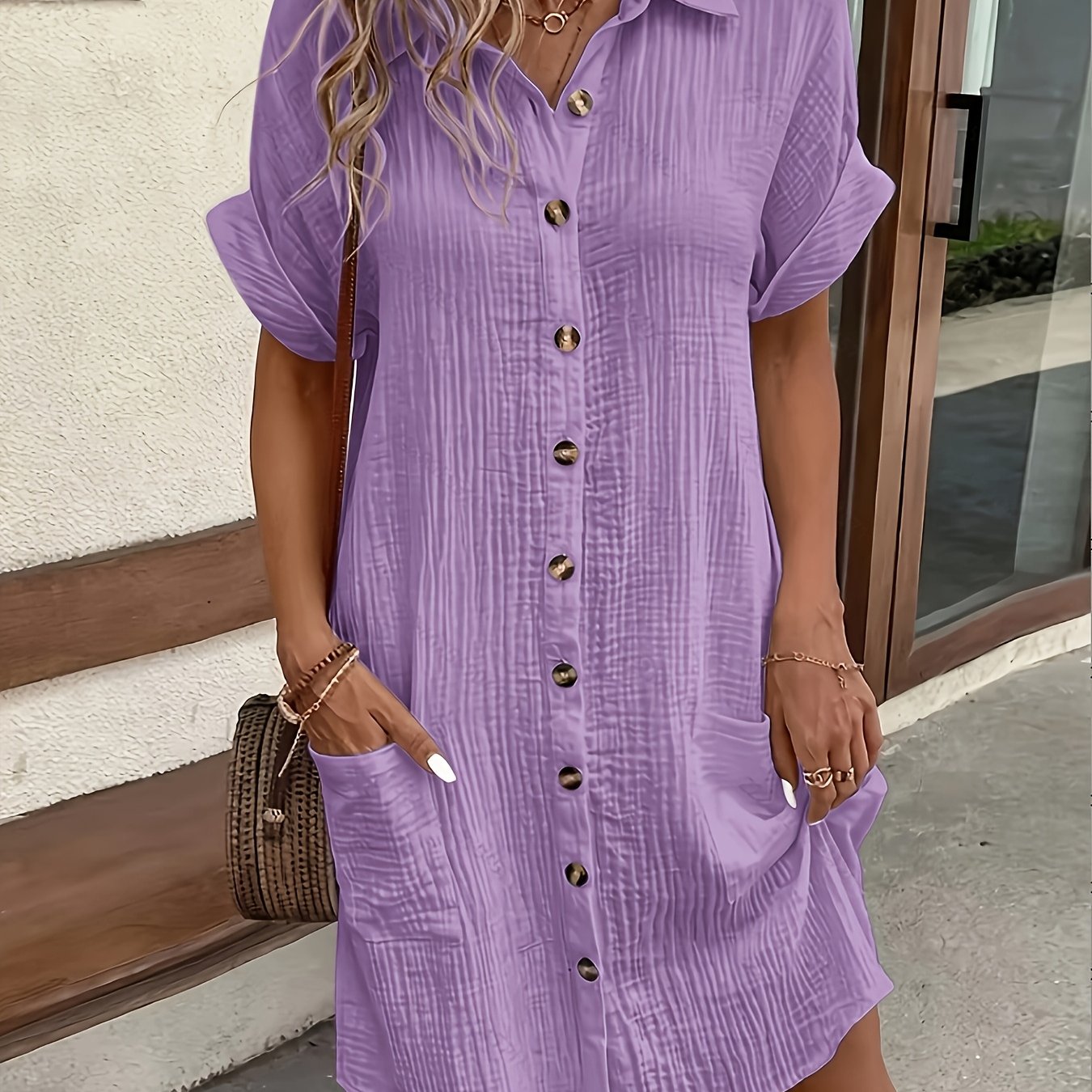 Karla™ | Elegant skjortekjole