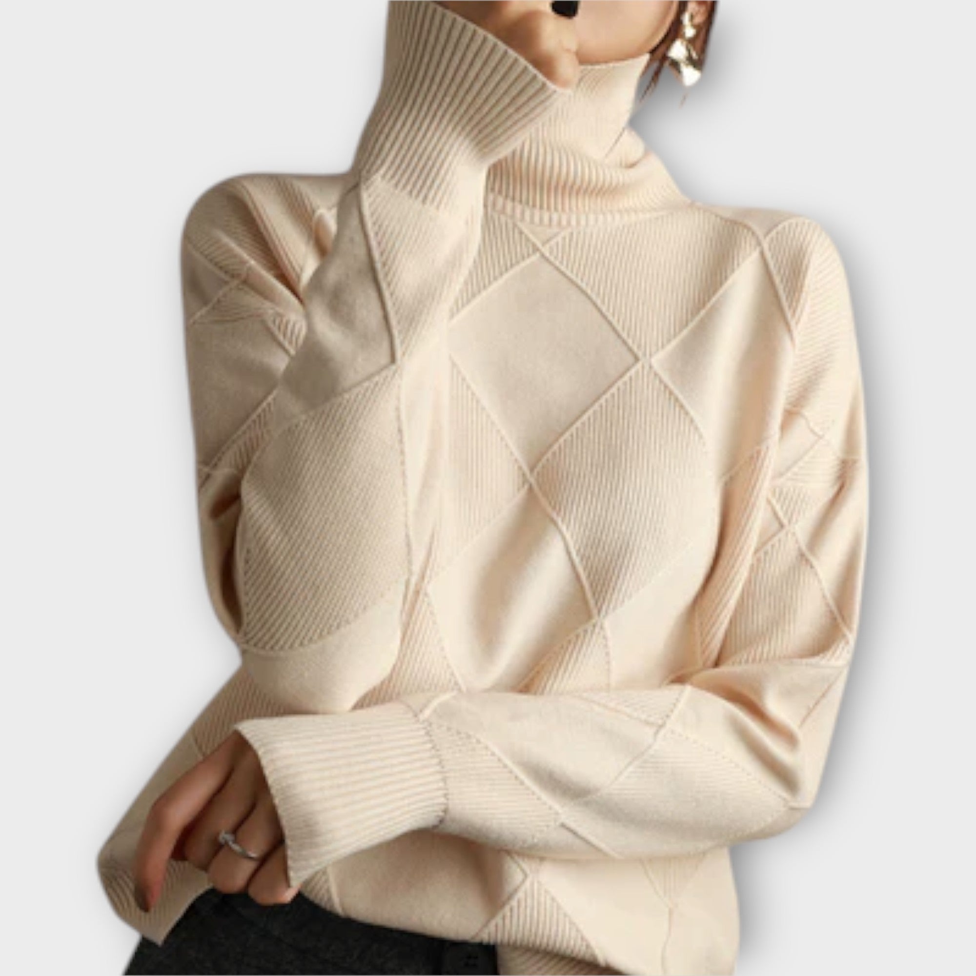 Melanie - Mukava turtleneck-neule