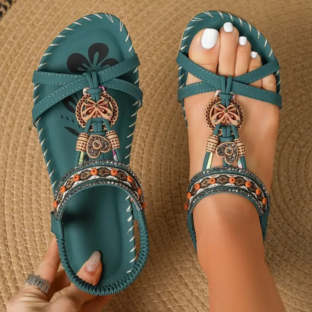 Flora | Sandalettyyli Ibiza, yhdistäen mukavuuden ja eleganssin