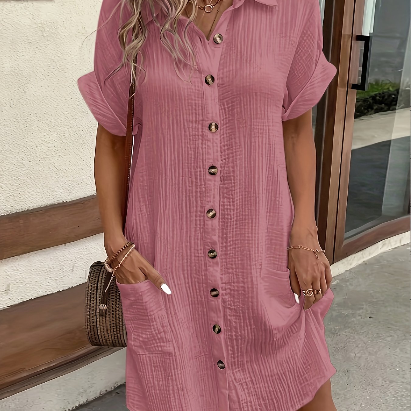 Karla™ | Elegant skjortekjole