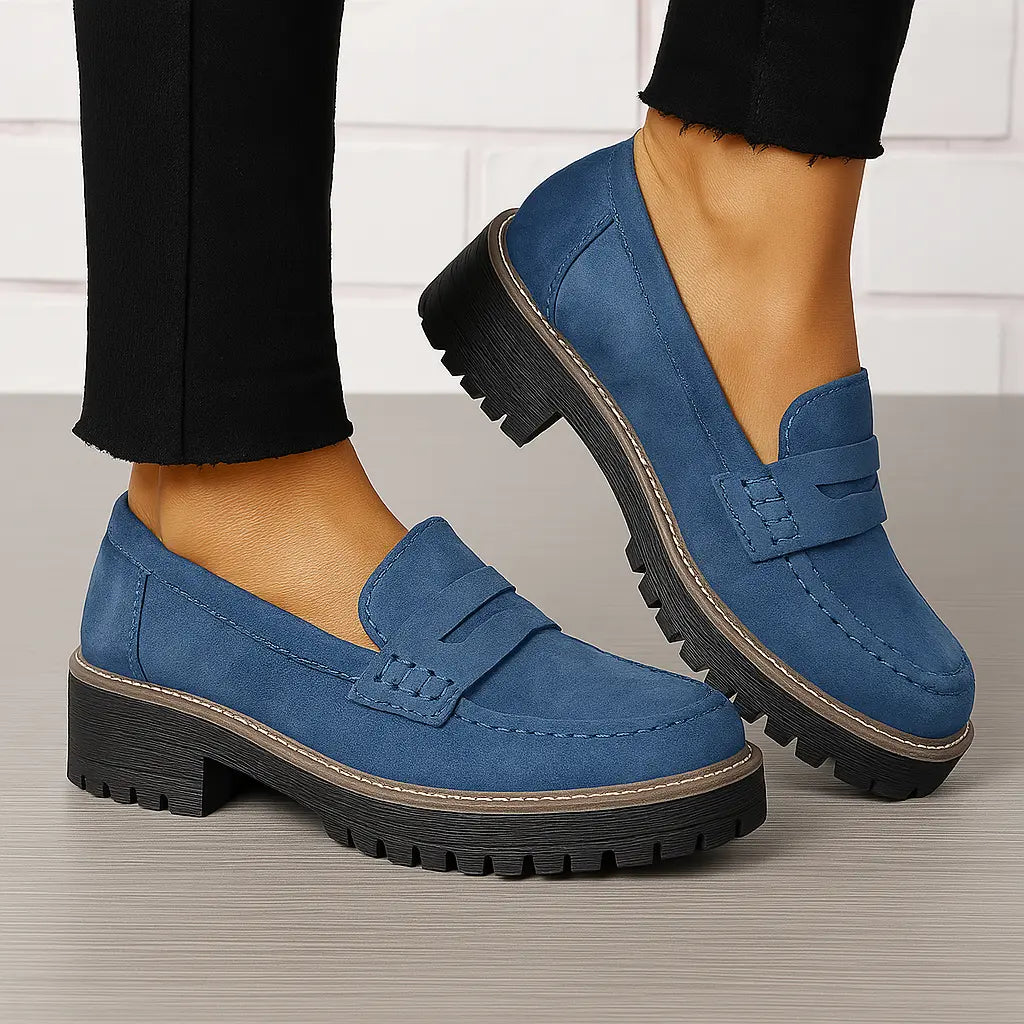 Nadia | Ajattomat mokkasiinit mokkanahasta