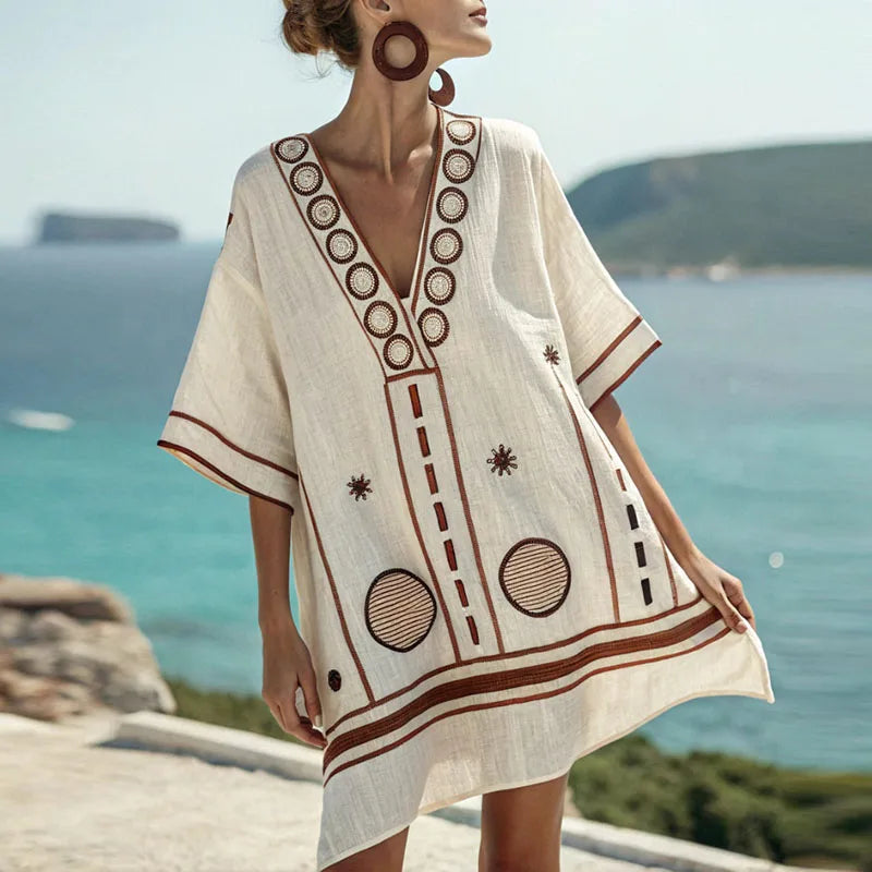 Gwen - Tyylikäs ja Mukava Rantal Dress Kuumille Päiville