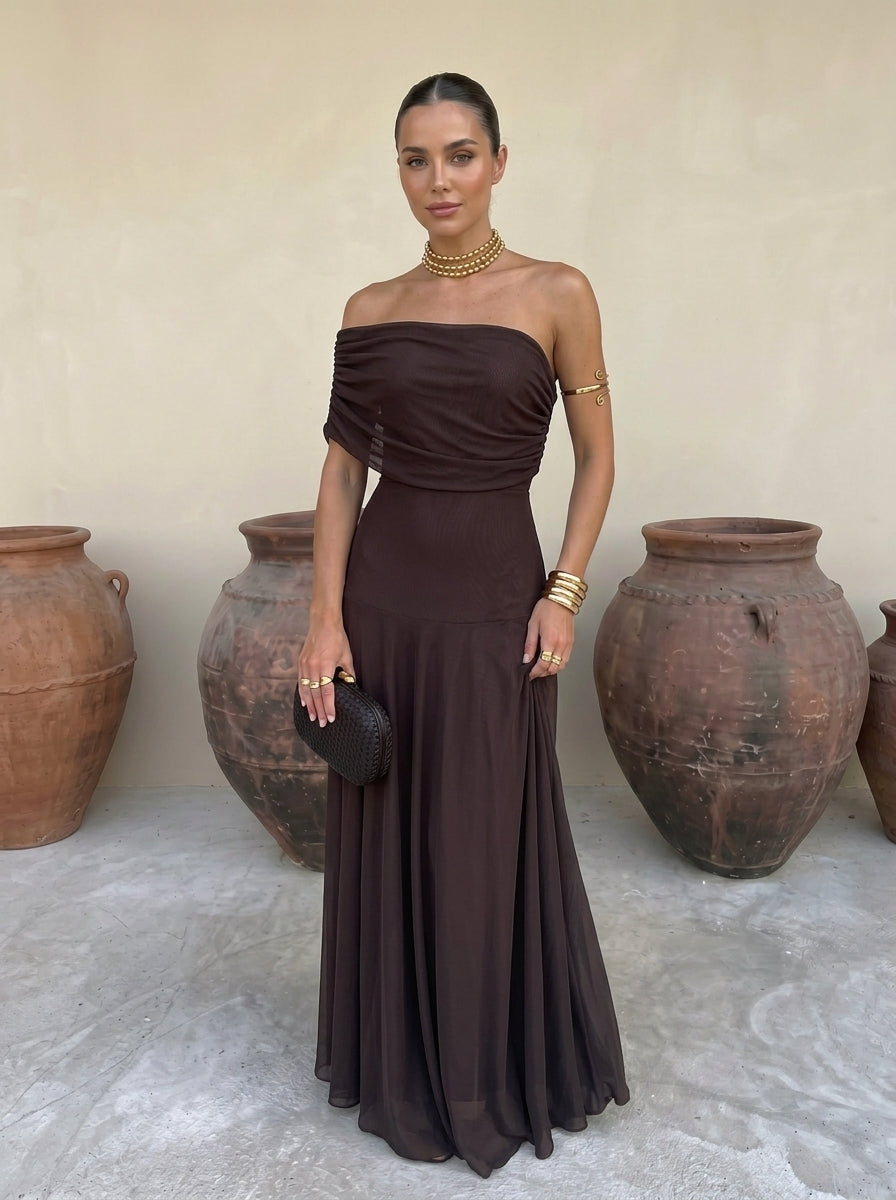 Elegantti Simba-silkkitüllimekko - Maison Claire et Sylvie