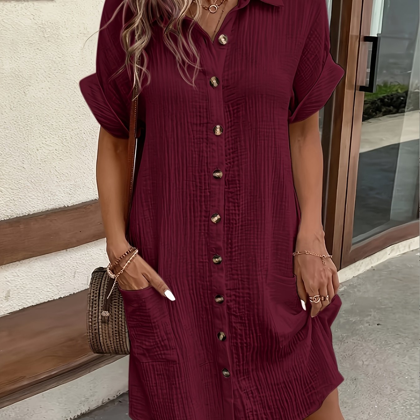 Karla™ | Elegant skjortekjole
