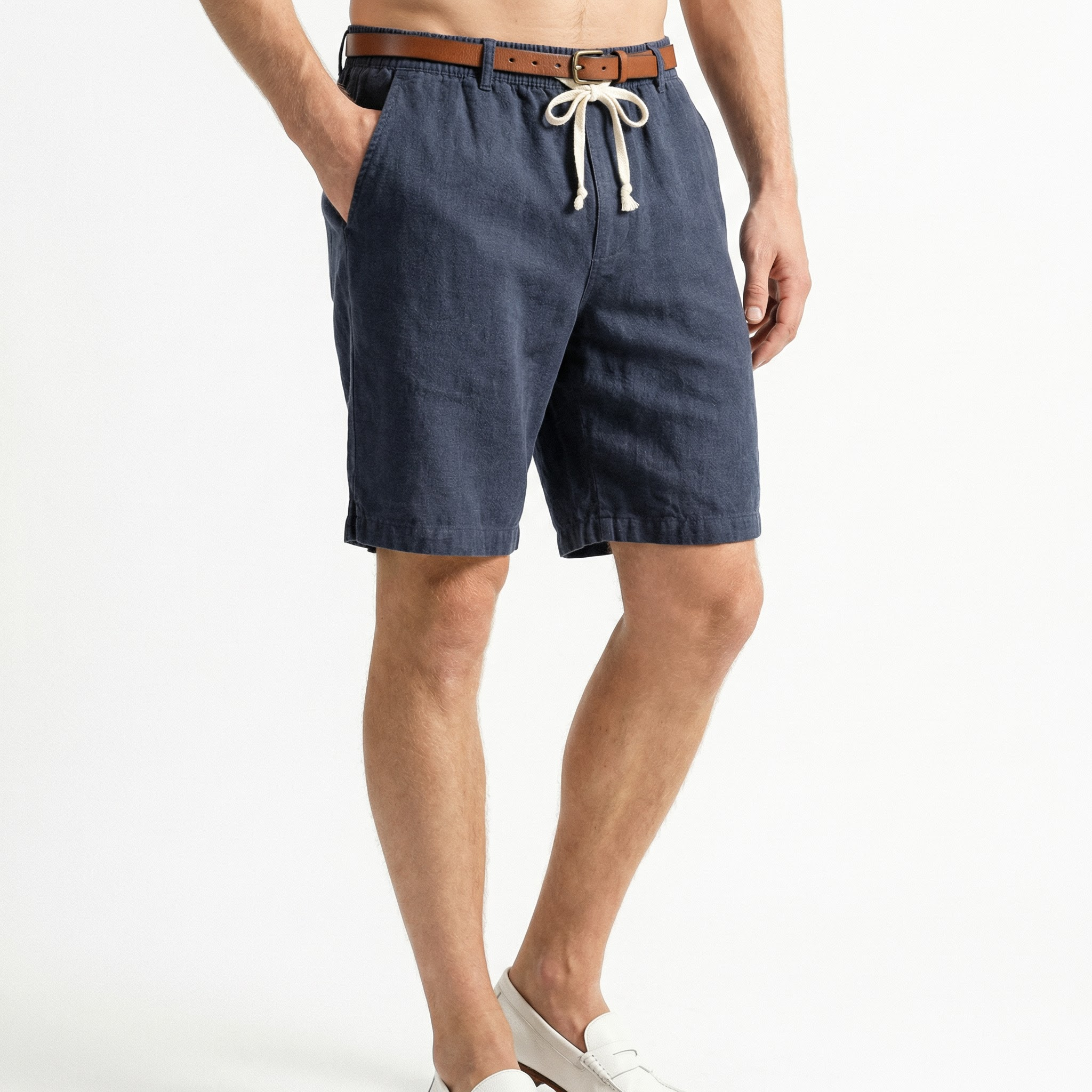 Japanilaistyyliset puuvillaiset shortsit