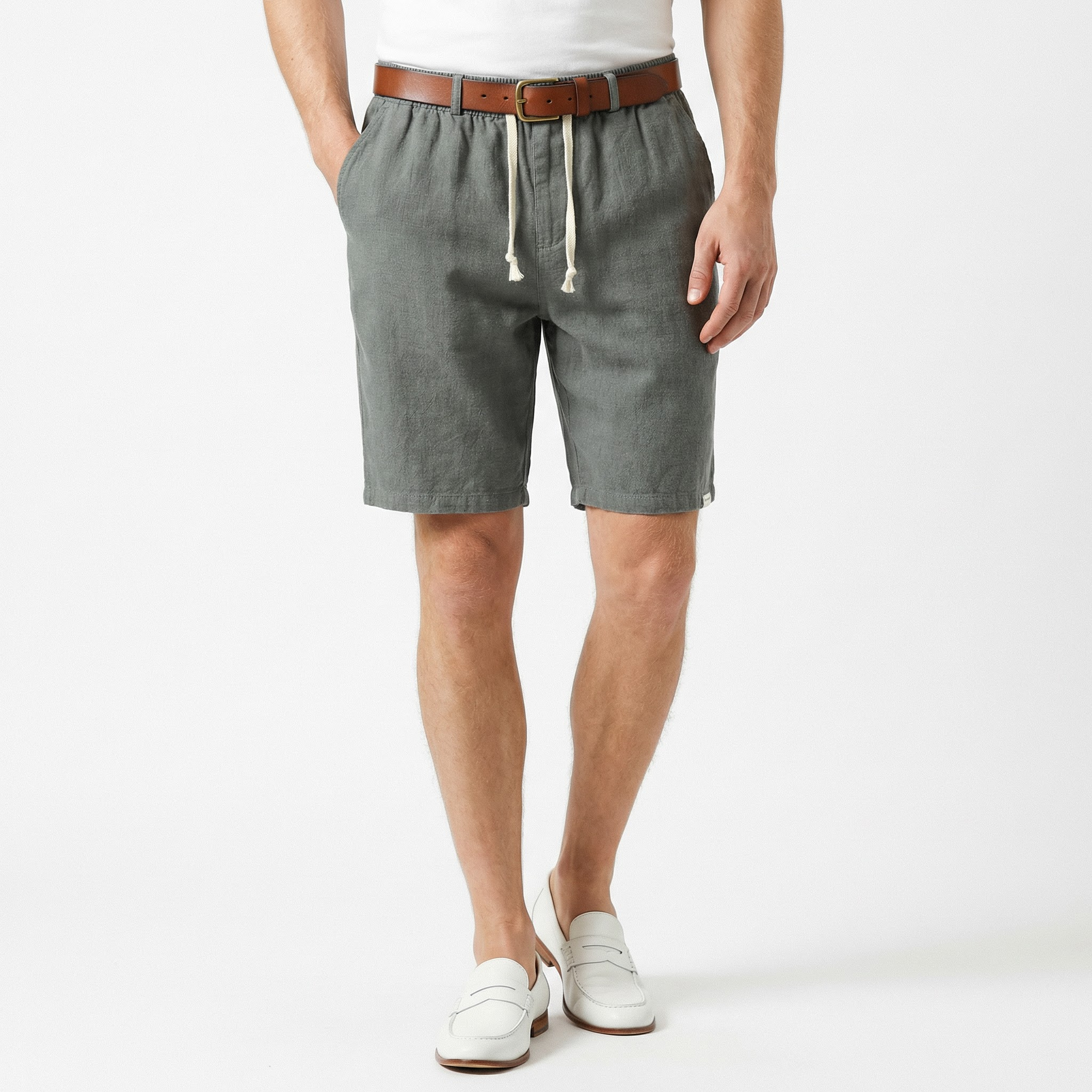 Japanilaistyyliset puuvillaiset shortsit