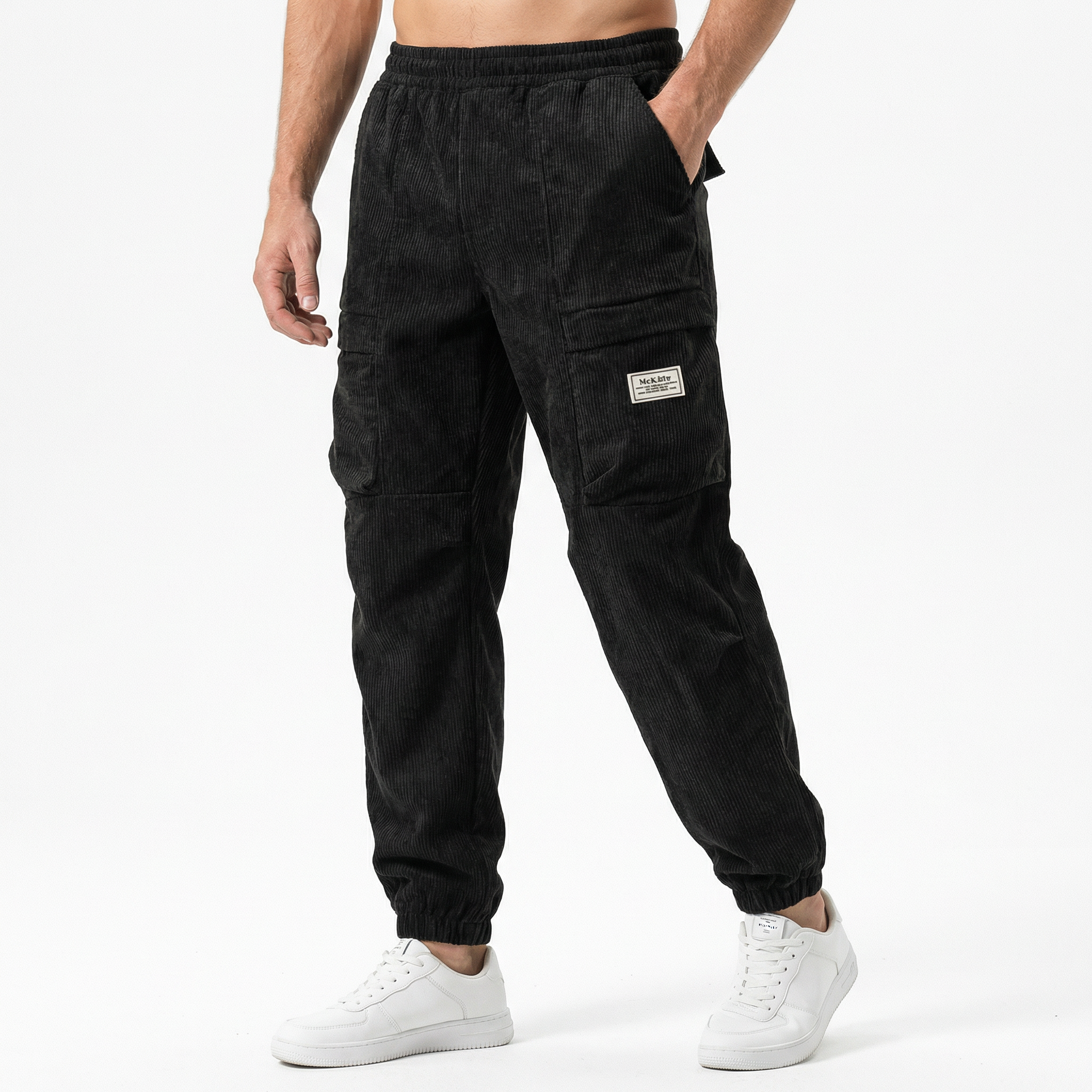 Brody | Miesten Cargojogginghousut Kordista