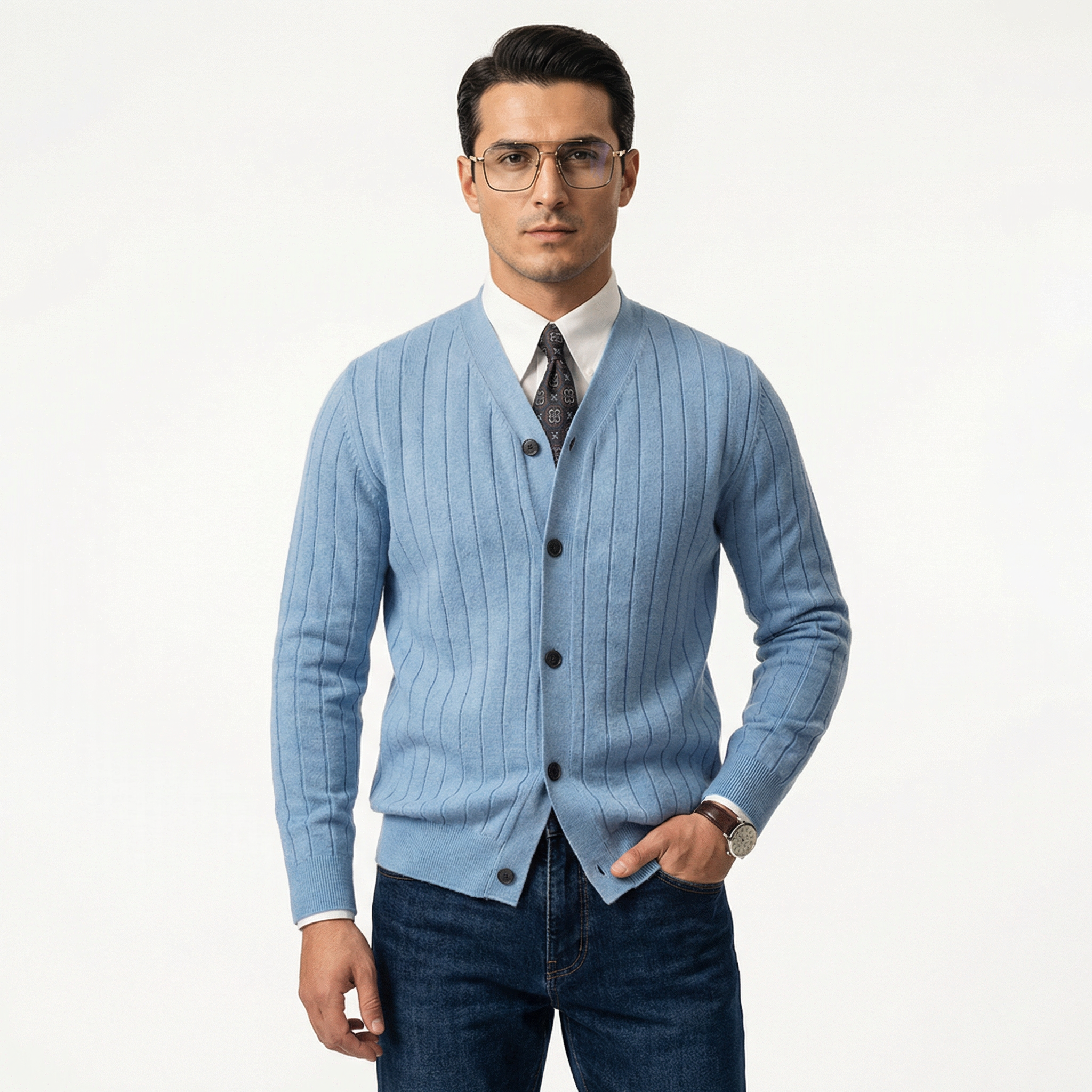 Tyylikäs smart-casual miesten takki tyylitietoisille miehille