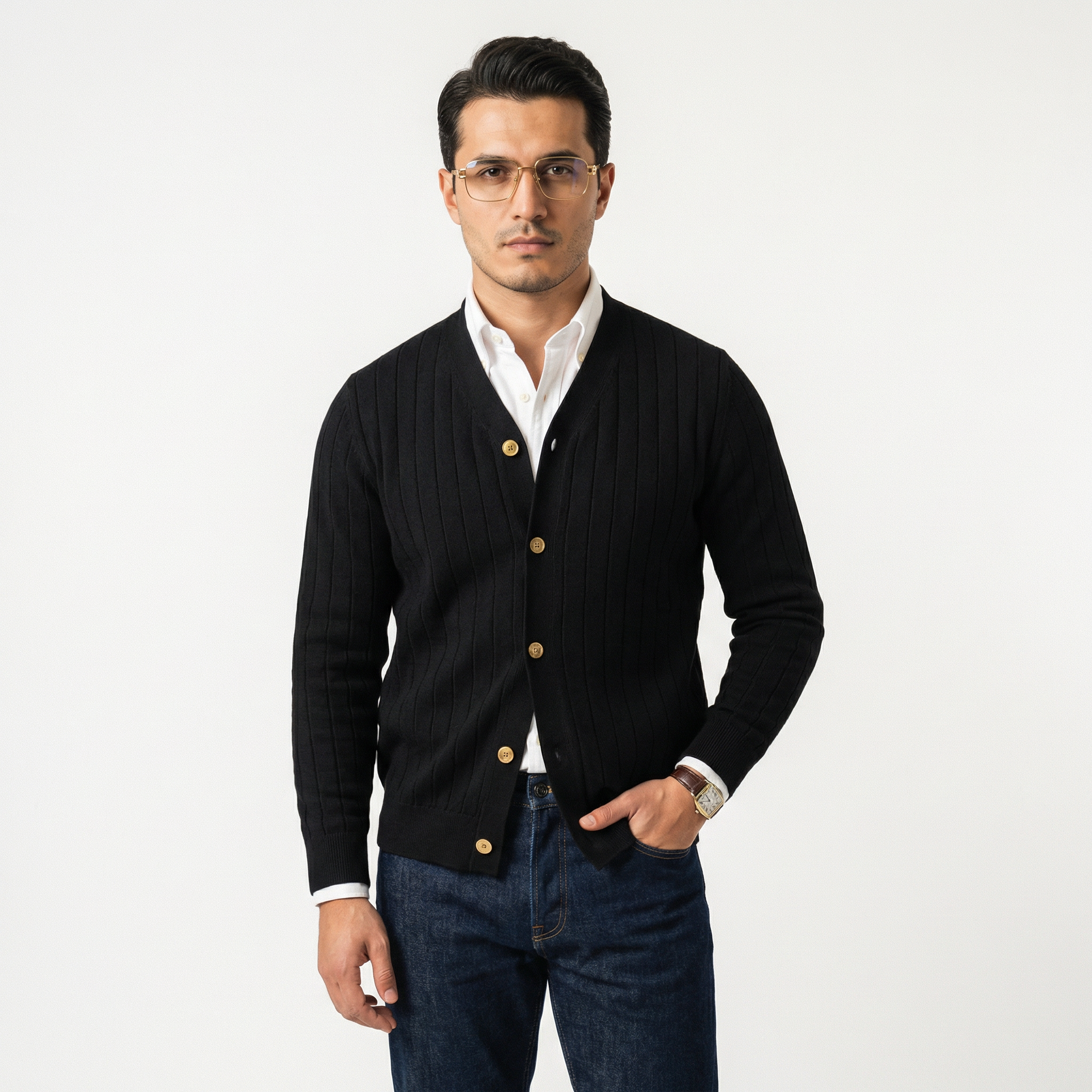 Tyylikäs smart-casual miesten takki tyylitietoisille miehille