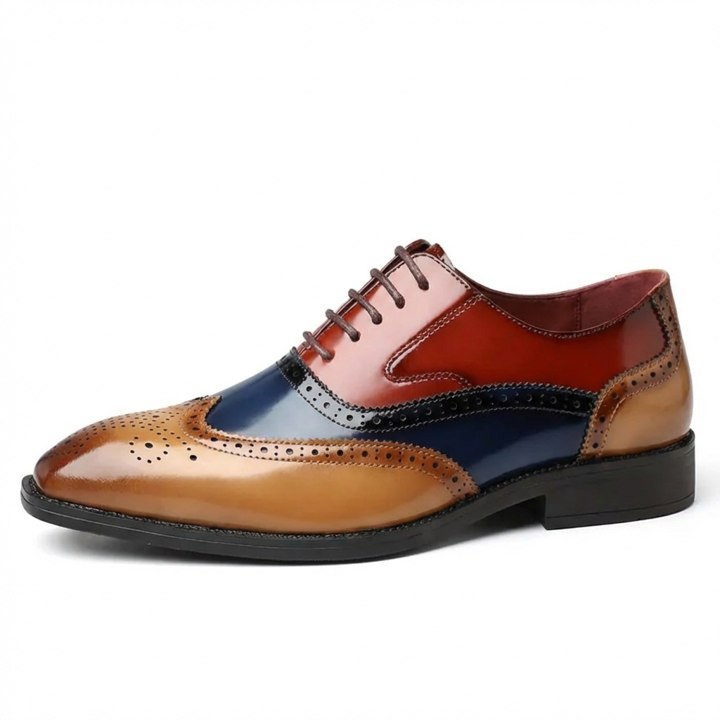 Harry – vintage-siipikärkiset brogue-kengät
